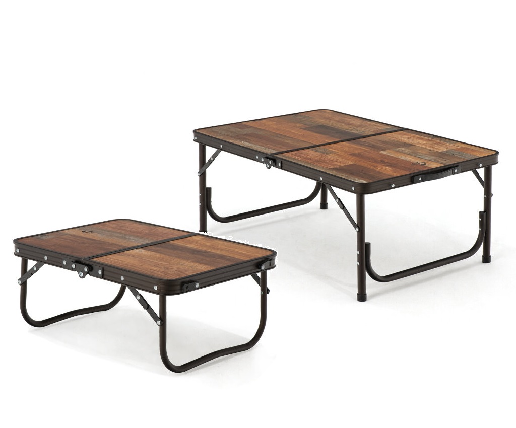 復古戶外摺疊中密度纖維板桌